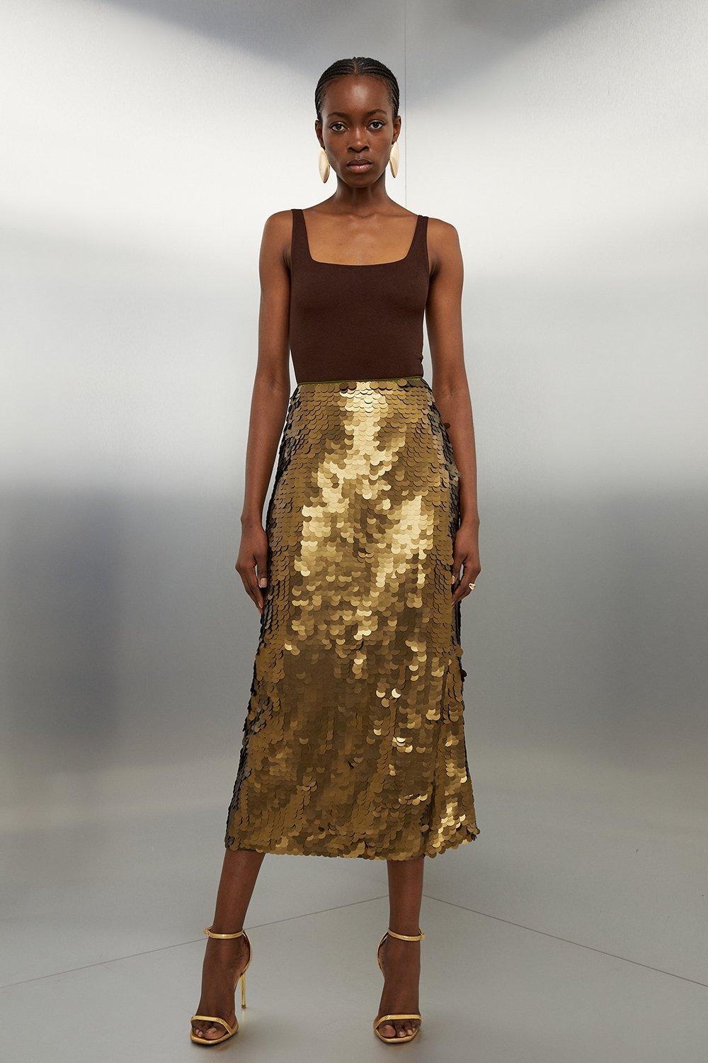 Sequin midi shop skirt canada